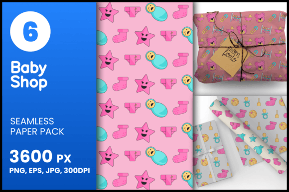 Baby Shop Seamless Patterns