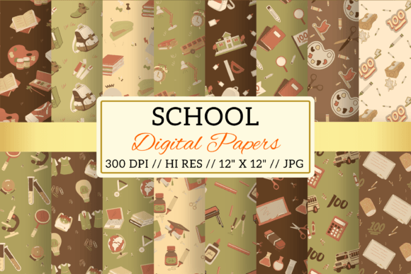 Boho Chic 100 Days of School Patterns