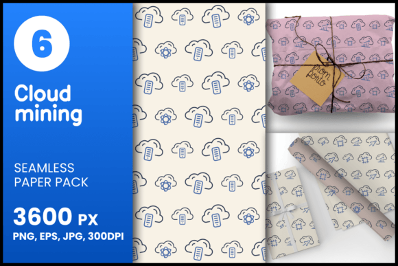 Cloud Mining Seamless Patterns