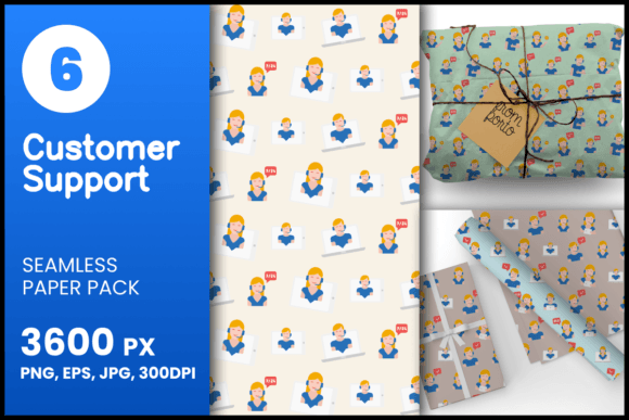 Customer Support Seamless Patterns: Strategic Design for Branding and Creativity