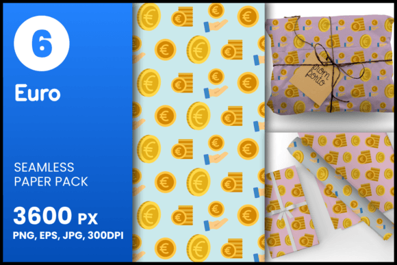 Euro Seamless Patterns: A Versatile Design Resource for Modern Creatives