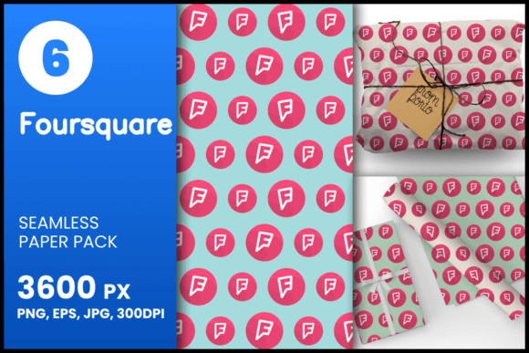 Foursquare Seamless Patterns: Versatile Designs for Creative and Professional Use