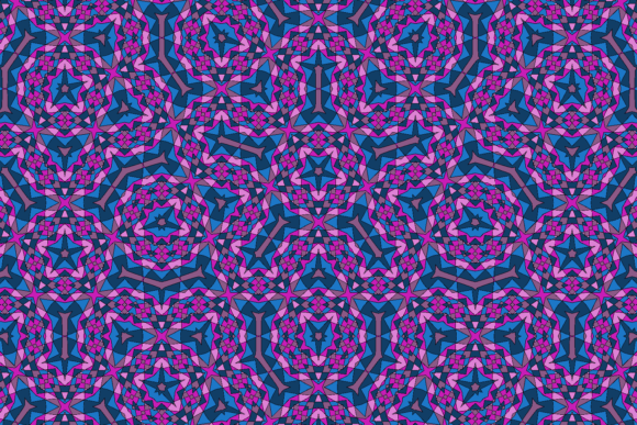 Geometric Patterns - Part 2: Exploring Pretty Pattern with Strong Colors