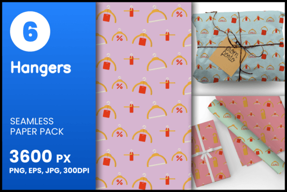 Hangers Seamless Patterns for Creative Projects