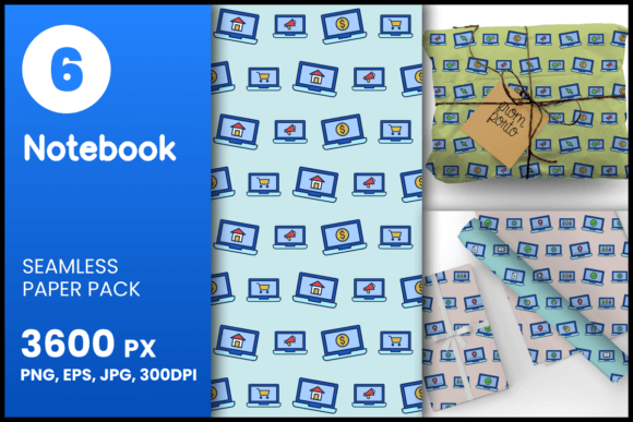 Notebook Seamless Patterns: A Versatile Design Asset for Creatives and Professionals