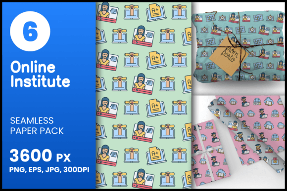 Online Institute Seamless Patterns: A Versatile Asset for Creative and Professional Workflows