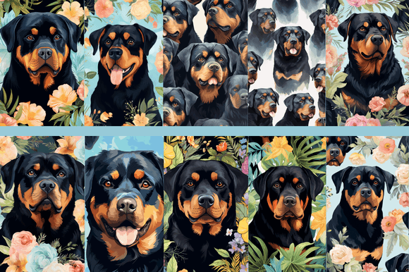 Rottweilers Patterns for Creative Projects