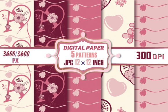 Unlocking Creativity with 5 PATTERNS DIGITAL PAPER: A Must-Have for Modern Designers