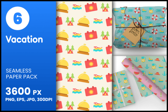 Vacation Seamless Patterns: Strategic Design Assets for Creative and Business Applications